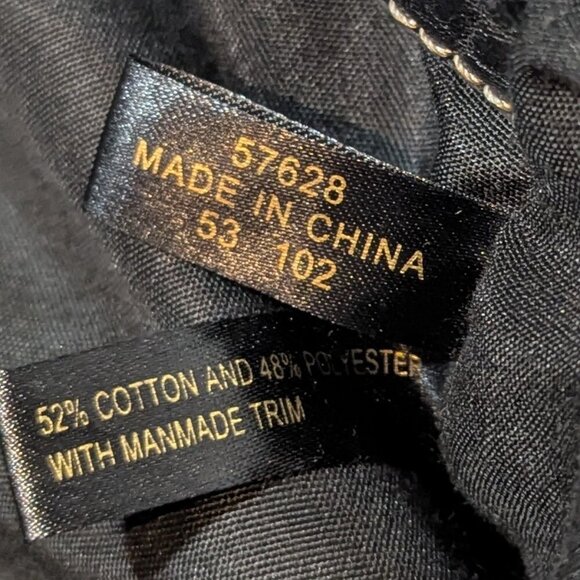 Etienne Aigner Core Collection Black Fabric Leather Logo Handbag Purse 57628 - Picture 10 of 11